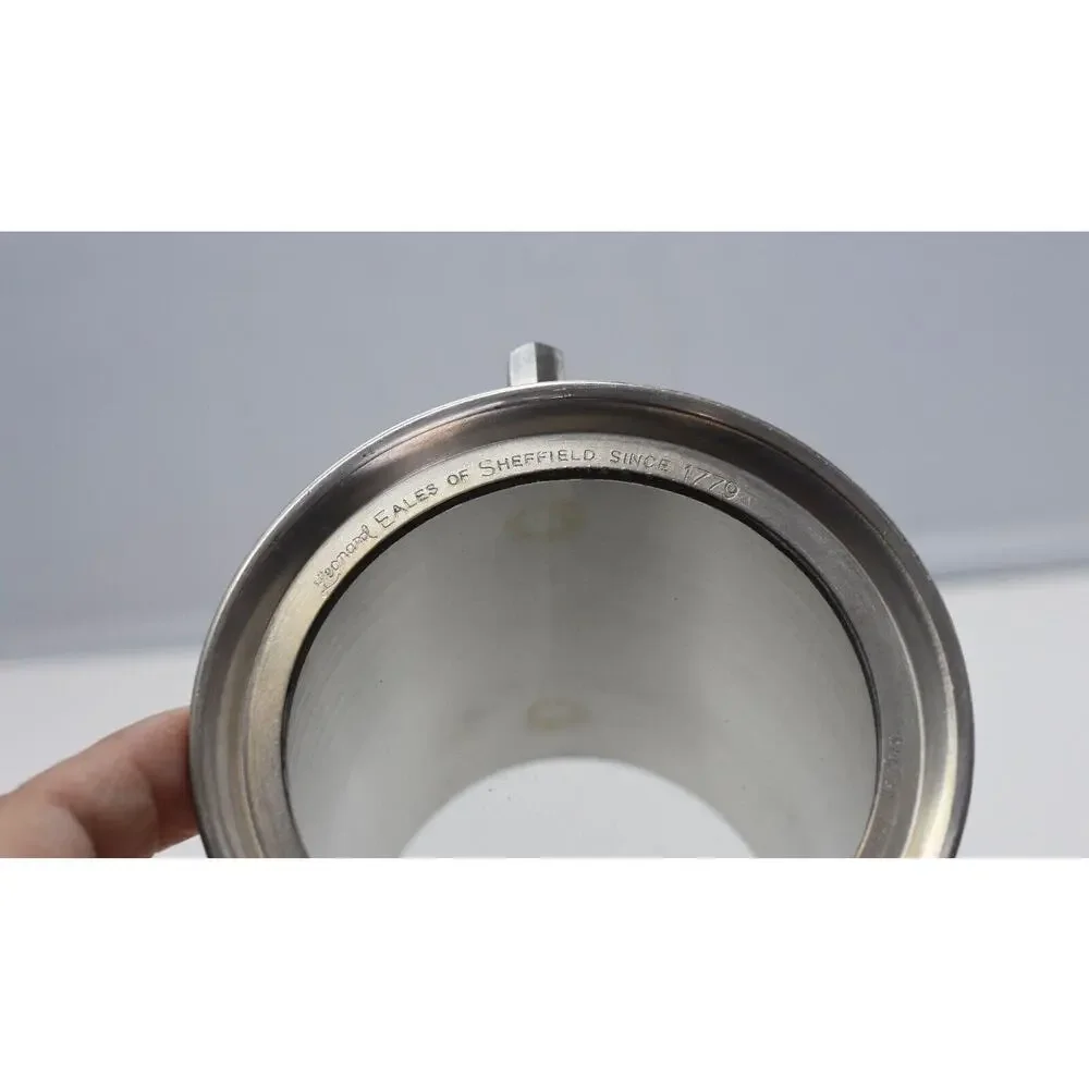 Leonard Eales Sheffield English Pewter Tankard 1779 Made in England - Set of 2